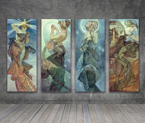 Alphonse mucha the moon and - the,
