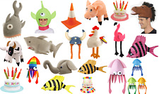 Funny Adult Kids Novelty Hat Fancy Dress Animal Party Fancy Dress Unisex Book