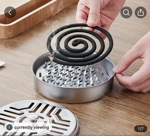 Mosquito coil tray portable - tray,