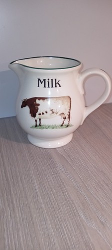 English pottery coverleaf milk - coverleaf,