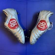 Nike Total 90 III Football Boots UK9 SG BN No Box Silver / Red