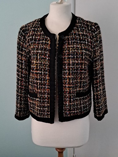 Cotton wool boucle - cotton, jacket