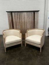 Pair of Large Matching Armchairs Tub Style Amazing Condition Collection Only