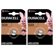 Duracell DL1620 CR1620 1620 3V Lithium Coin Cell Batteries x 2 **Long Expiry**