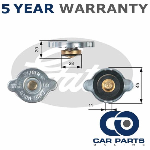 Gates radiator cap fits nissan - cap,