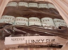 Sirdar Funky Fur Wool 500g BLACK "New"
