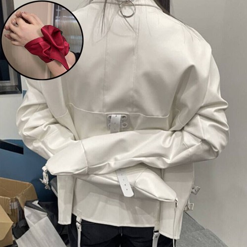 Leather straight jacket - straight,