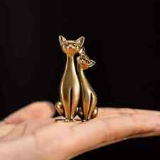 Small Brass Cats Cat Animal