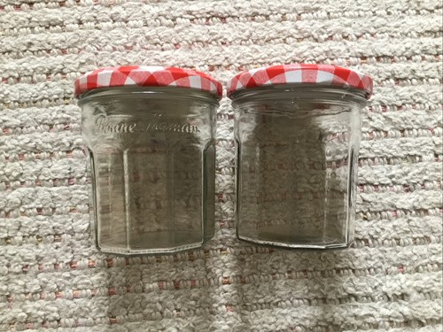 Empty bonne maman glass jars - bonne,