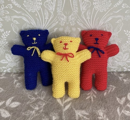 Hand knitted set three - of,