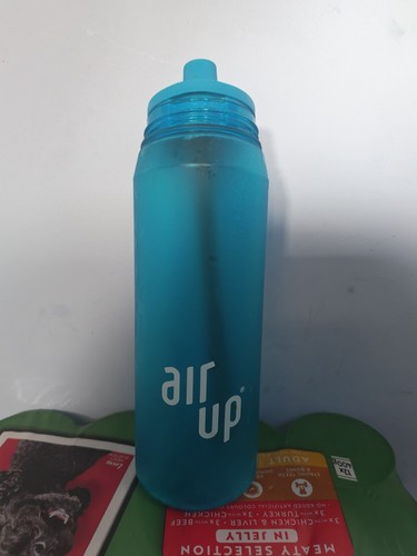 Air bottle blue no - up,