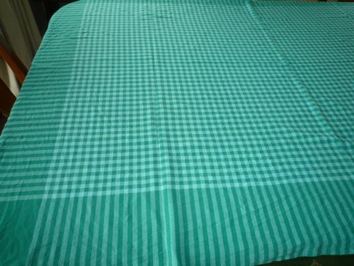 Vintage tablecloth green - vintage,