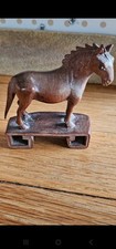 Vintage Hand Carved Small Wooden Horse