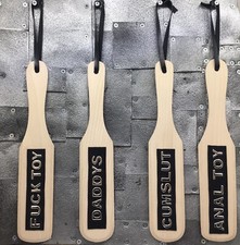 Mens Bondage Kit  Paddle Whip Flogger Sissy Slave Daddys Slut Gimp Mask  Hotwife