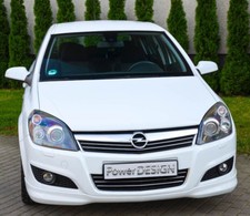 Front Bumper Spoiler for VAUXHALL / OPEL ASTRA H 5DR ABS Plastic " OPC Line "