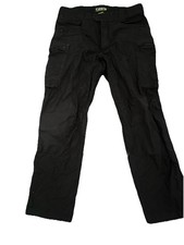 Ex Police Tactical Ripstop Trousers Mens Black Combat Cargo Security Grade A