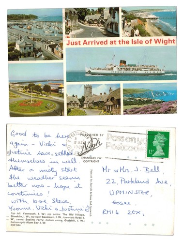 Postcard isle of wight - postcard,