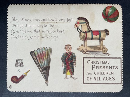 Victorian greeting card - victorian, xmas