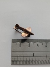 Scratch Made Vintage Plane Pin Badge WWII
