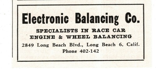 1951 electronic balancing - electronic, co