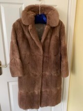 Vintage musquash fur coat size