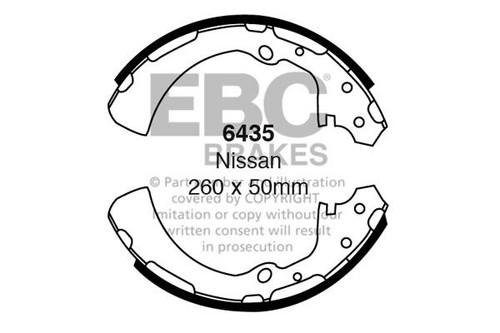 Ebc 6435 brake shoe set - ebc,