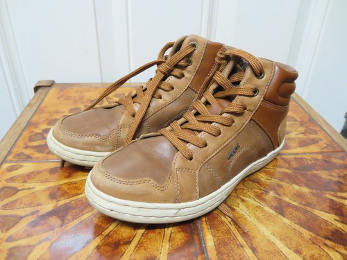 Geox boy brown - geox, leather