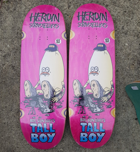 Heroin skateboards bail gun - bail,