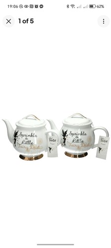 Tinkerbell porcelain tea pot - porcelain,