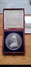 Victoria Official Golden Jubilee Medal 1887 Silver Cased