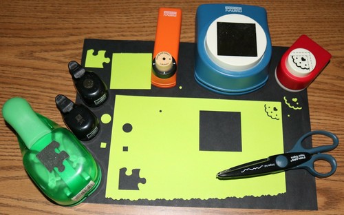 Used paper punch lot - paper, of