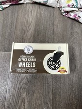 NEW Set of 5 Office Owl Roller Blade Office Chair Wheels Heavy Duty