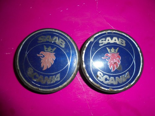 Saab alloy wheel centre caps - wheel,