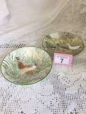 2 Small Plates Royal Kendal ALEX WILLIAMS COLLECTION Fine Bone China  Ducks 4.8"