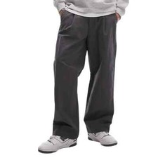 Topman Limited Wide Leg Paper Bag Trousers in Charcoal, Size 32X32