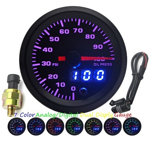 52mm color oil pressure - color,