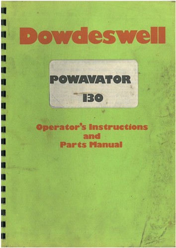 Dowdeswell powavator 130 - dowdeswell,