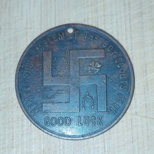 UK Scouting Vintage Very Rare Medal Boy Scouts Club Membership Coin Medal