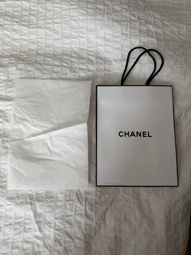 Empty chanel carrier bag - empty,