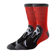 Ghostface From Scream Horror Socks Adult Unisex Size 7-10. Brand New 