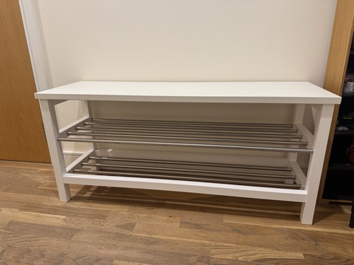 Bench with shoe storage