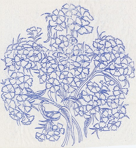 Vintage embroidery transfer - vintage,