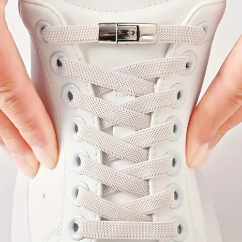 Tie elastic shoe laces - elastic,