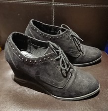 Girls New Look 915 Black Wedge