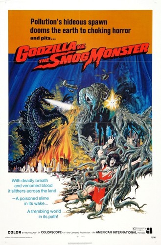 Godzilla the smog - godzilla, monster