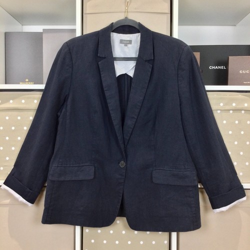 Jaeger linen blazer - linen, uk14