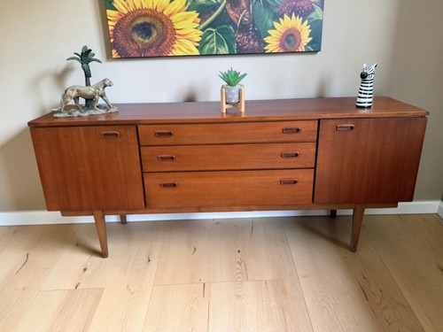 Mid century nathan teak - century,