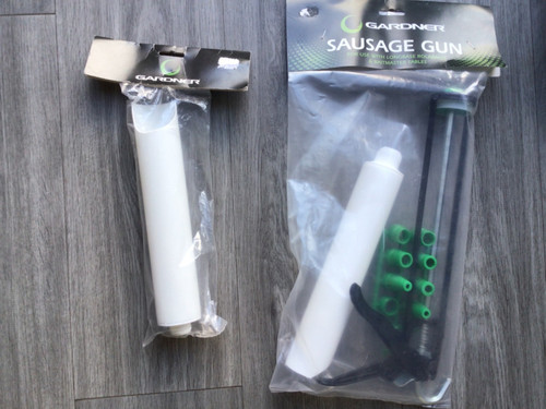 Gardner tackle sausage gun and - sausage,