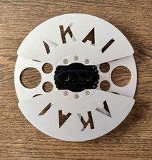AKAI Genuine 7” Die Cut Vintage Metal Reel To Reel Empty Vintage Audio Tape 1/4”