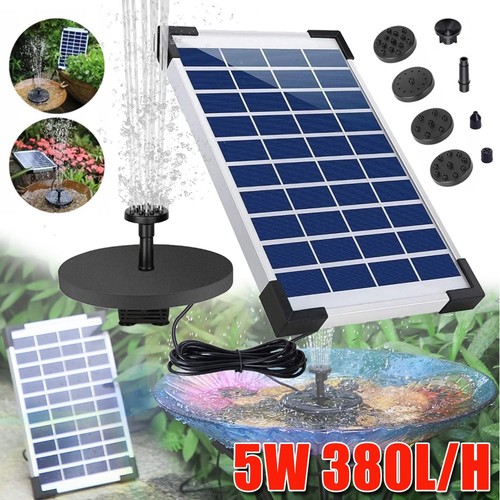 Solar panel powered water - solar,